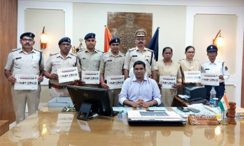 जिले में माह जुलाई हेतु आठ पुलिस अधिकारी व कर्मचारी बने कॉप ऑफ द मंथ