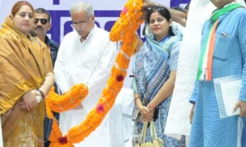 त्रिलोक – स्मृति श्रीवास के नेतृत्व में हजारों लोगों ने किया मुख्यमंत्री भूपेश बघेल ऐतिहासिक स्वागत
