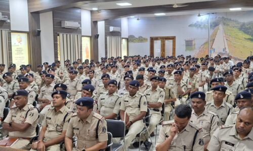 बिलासपुर  व सरगुजा रेंज के पुलिस अधिकारी/कर्मचारियों के लिए किया गया पी.एस.ओ. प्रशिक्षण कार्यशाला का आयोजन