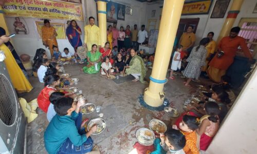 ब्राह्मण युवा आयाम छत्तीसगढ़ द्वारा विशाल सार्वजानिक कन्या भोज का विशाल आयोजन किया गया
