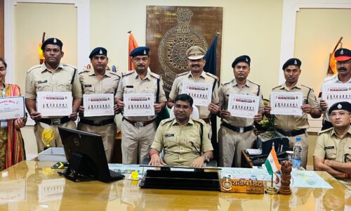 बिलासपुर जिले के आठ पुलिस अधिकारी कर्मचारी बने ‘कॉप ऑफ द मंथ