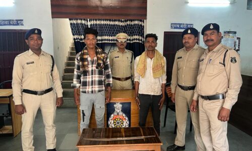 धारदार तलवार दिखाकर लुटपाट करने वाले आरोपियों को रतनपुर पुलिस ने चंद घंटो में किया गया गिरफतार