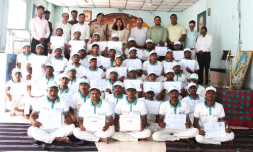 केन्द्रीय जेल रायपुर में बंदी कैदियों को सीसीटीवी इंस्टालेशन प्रशिक्षण कार्यक्रम