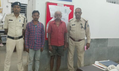 थाना सीपत के ग्राम राक में हुई हत्या के आरोपी आए पुलिस की गिरफ्त में