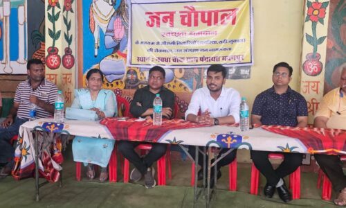 सडीएम ने डायरिया प्रभावित मदनपुर में लगाई चौपाल
