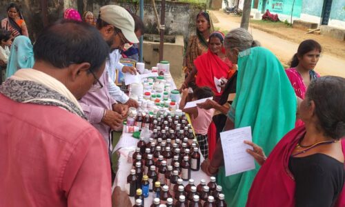 आयुष स्वास्थ्य शिविर में 270 मरीजों का निःशुल्क इलाज